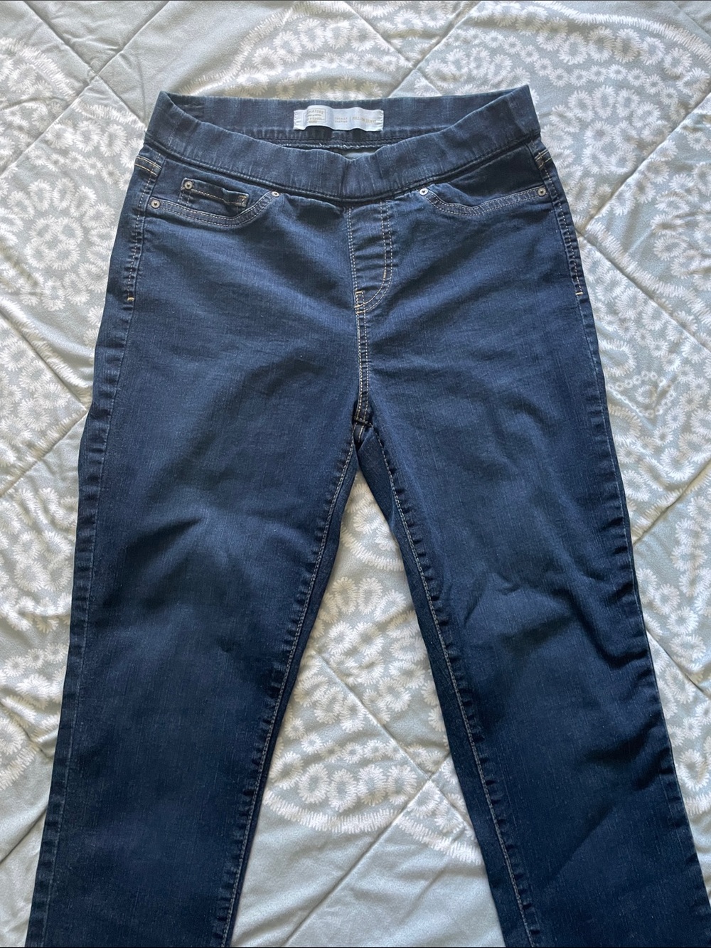Signature by Levi Strauss Dark Blue Pull-On Jeggings